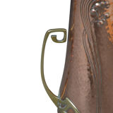 Art Nouveau  copper vases