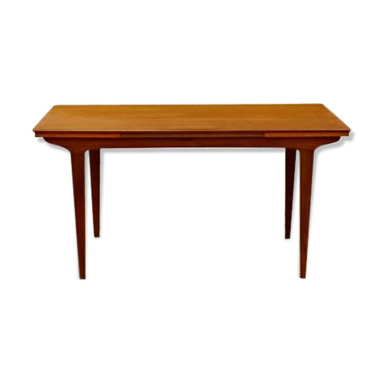 Table expandable Scandinavian vintage 1960 teak