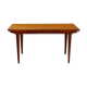 Table expandable Scandinavian vintage 1960 teak