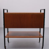 Teak sawing Trolly Dutch 1960s
