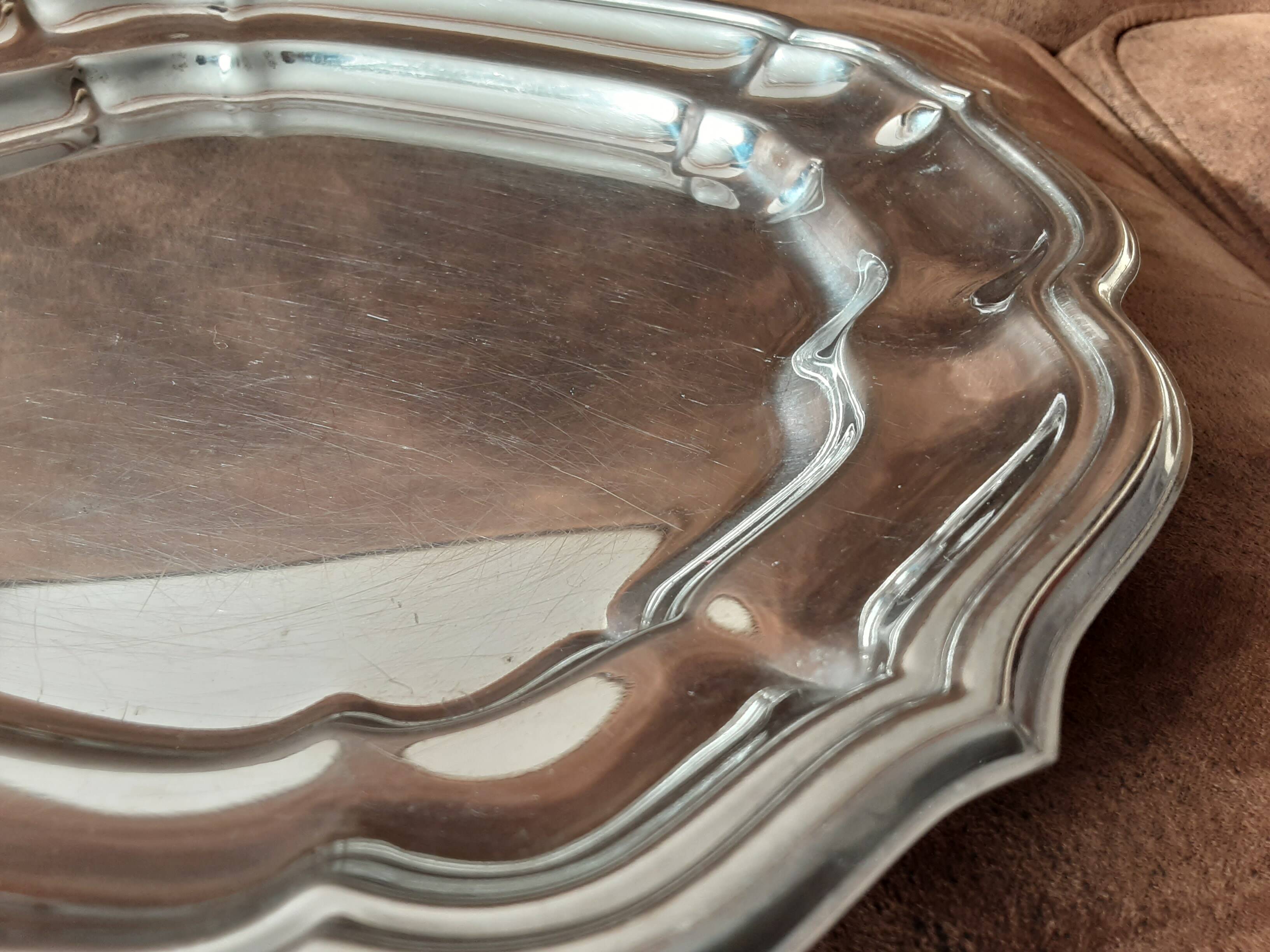 Vintage stainless steel dish