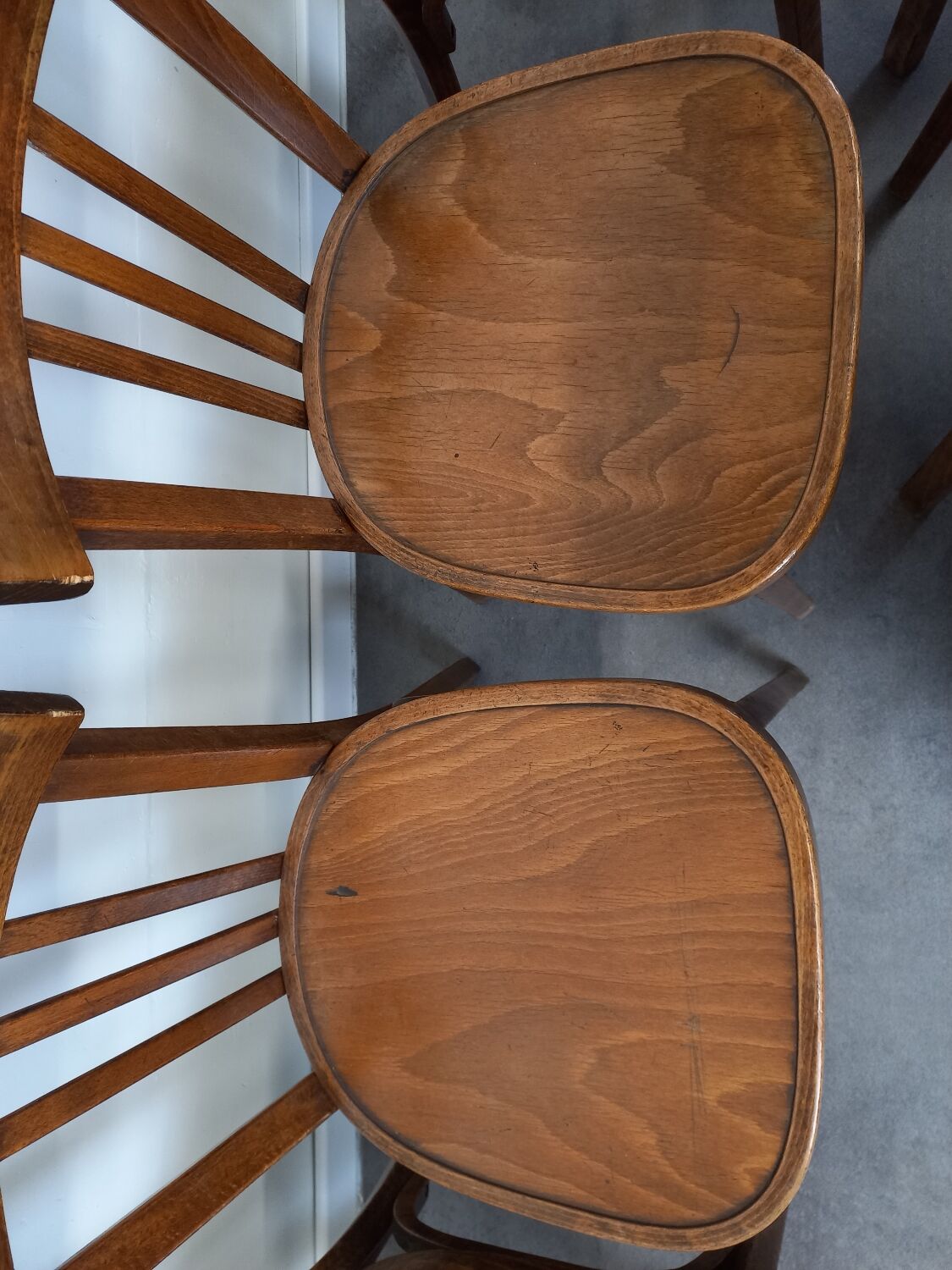 Baumann bistro chairs, set of 10