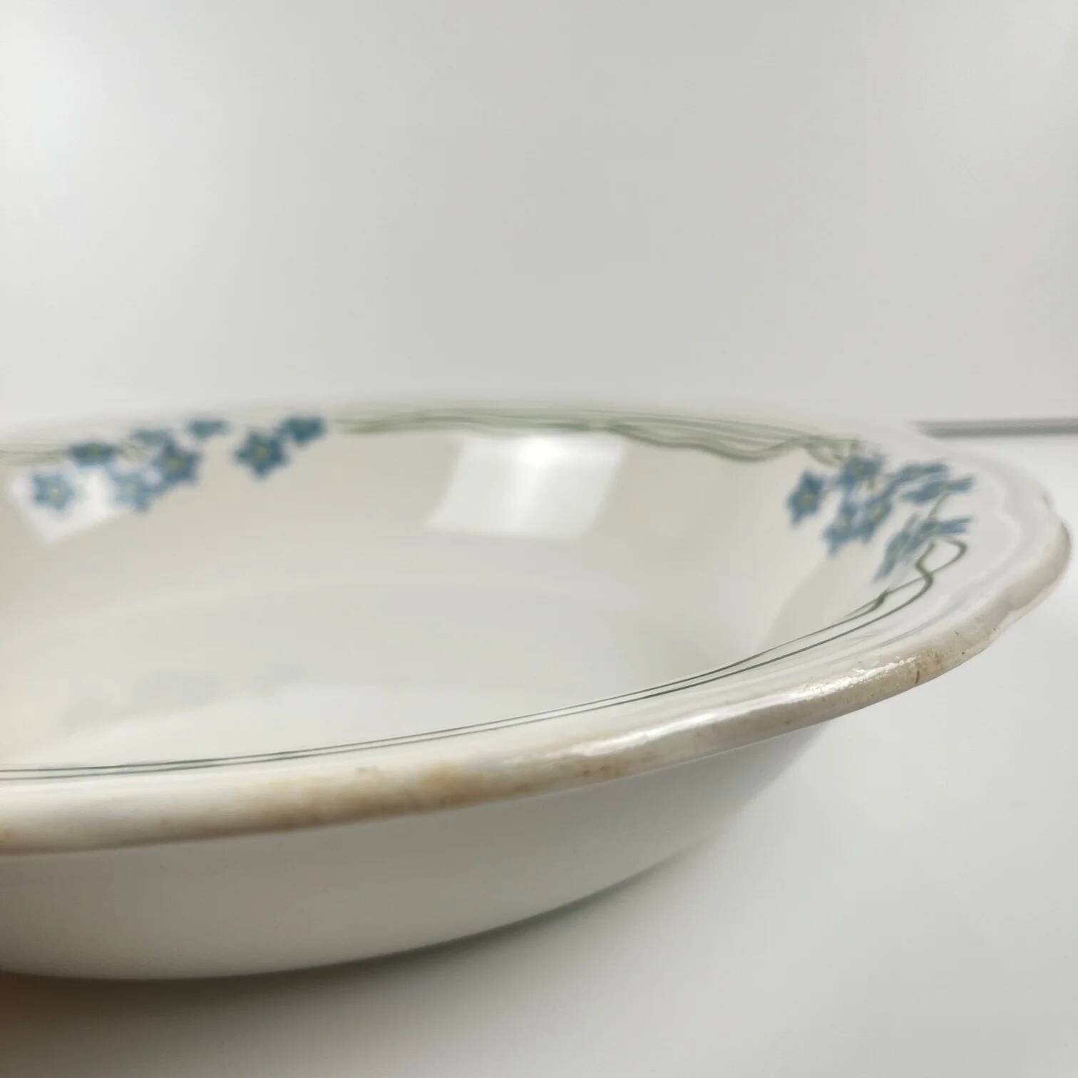 Shallow dish "Souvenir", Sarreguemines, around 1875 - 1918