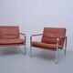 2x Vintage armchair by Preben Fabricius & Jørgen Kastholm for Knoll, 1970s