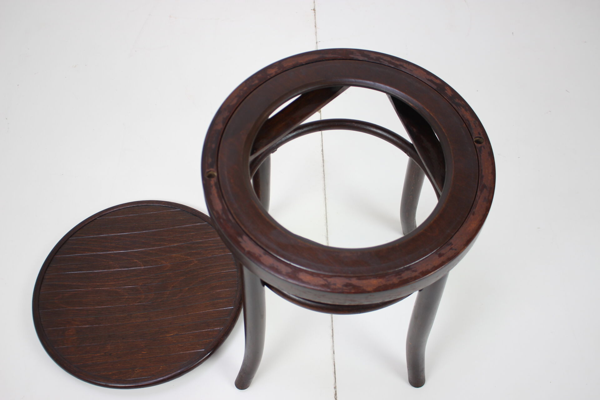 Wooden stool Fischel, circa 1910