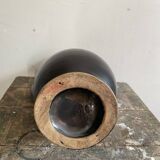 Black and yellow vase 60s Pol Chambost style