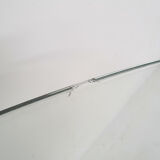 Bamboo and glass McGuire "Wheet" dining table, U.S.A, 1970's