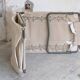 French Army Camp Bed Lounger with Mattress and Bag / Garden 1960