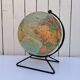 Illuminated glass globe, Perrina, vintage Picquart