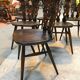6 chaises Ercol, années 60
