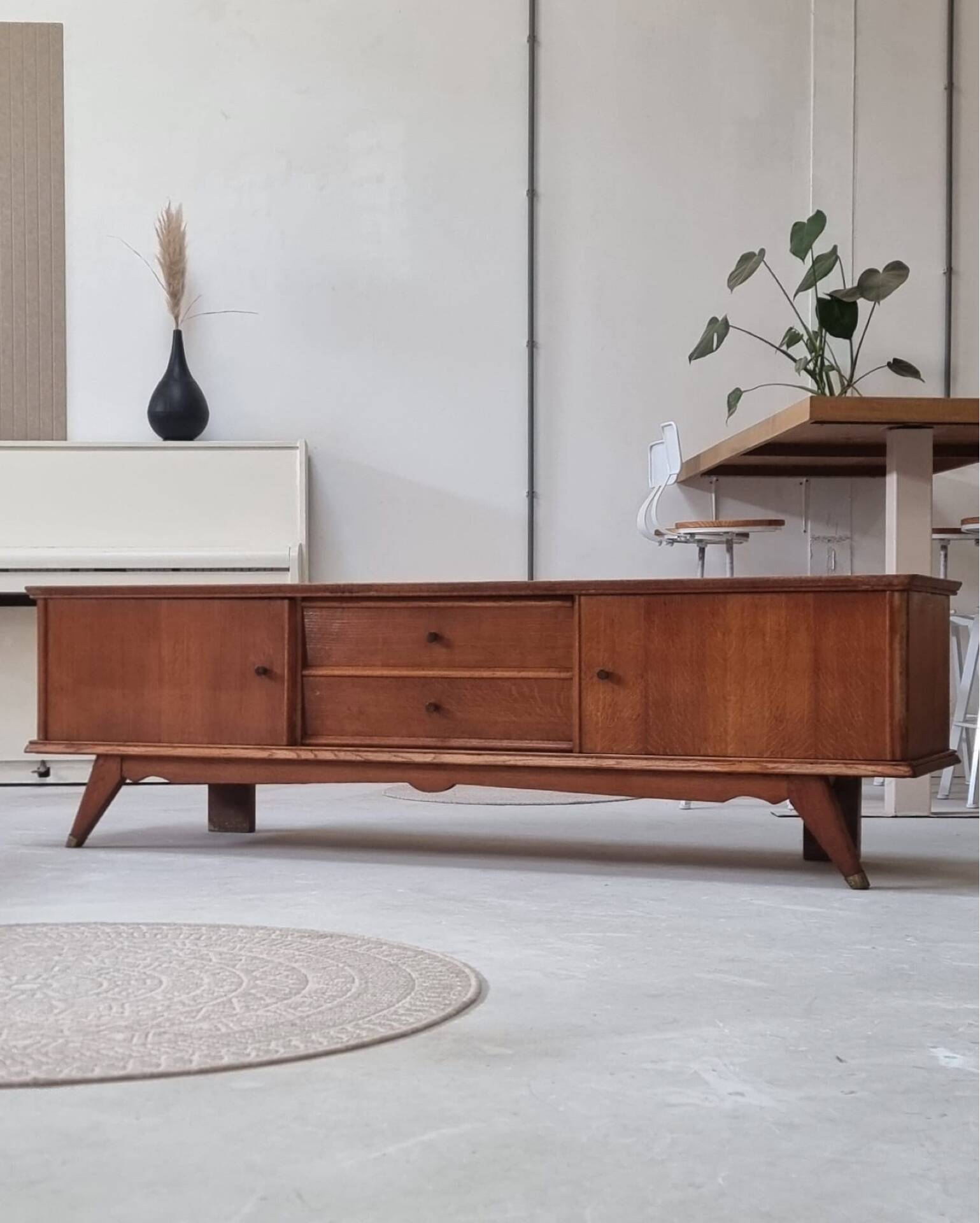 Mid-century lowboard
