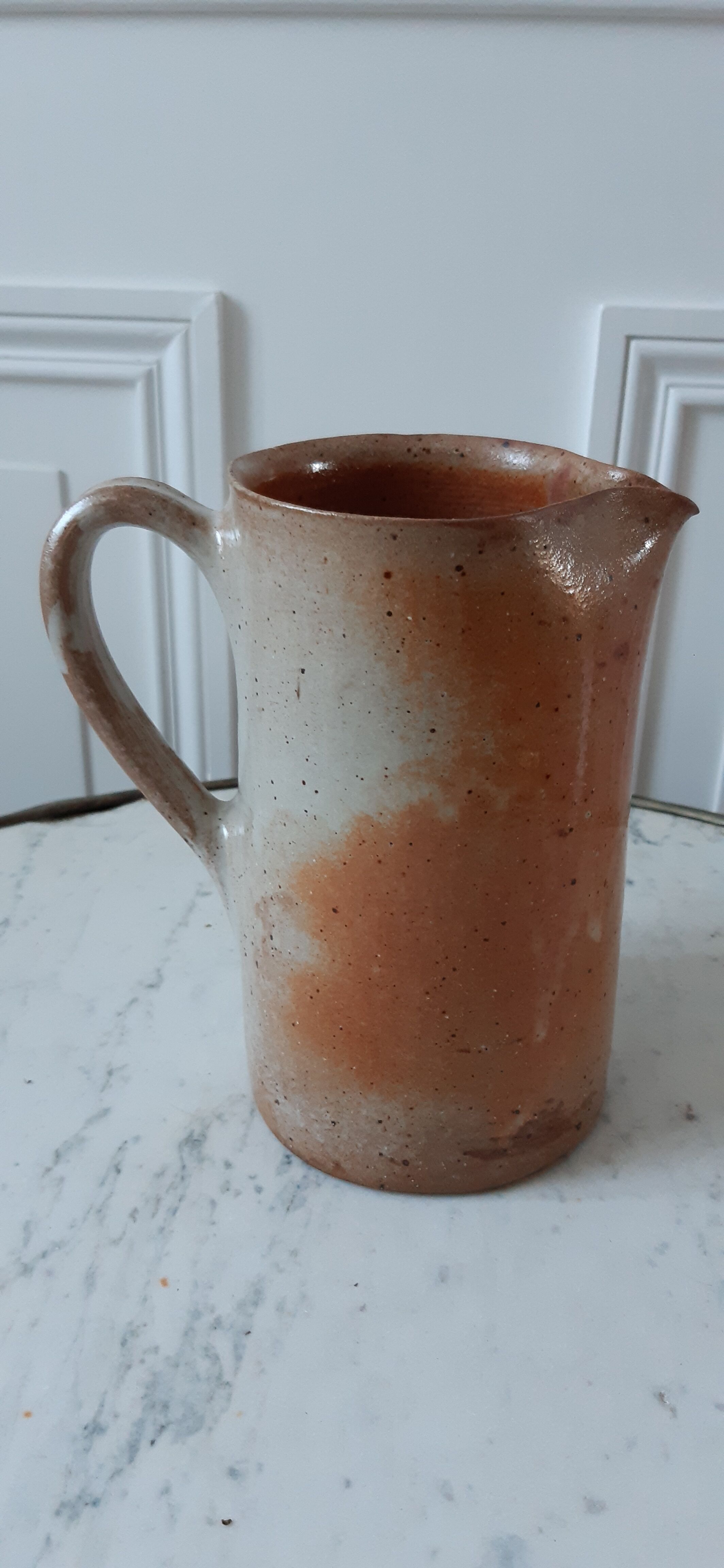 Pitcher in artisanal sandstone 70s