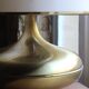 Italian brass and fabric lamp, 1960