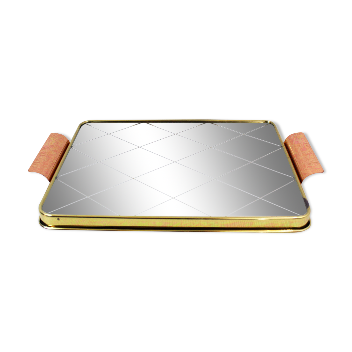 Plateau miroir vintage