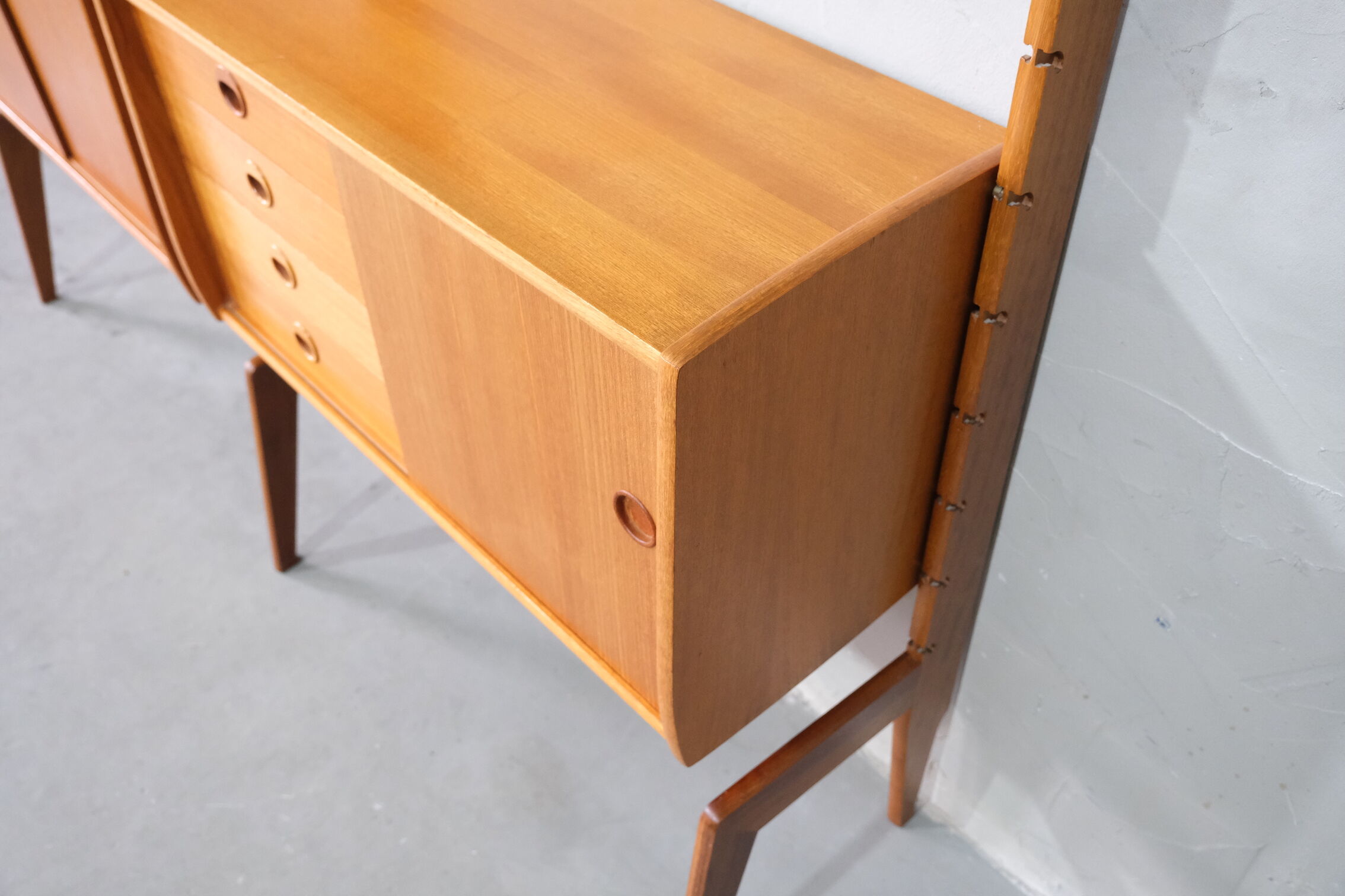 Mid Century Wall Unit by John Texmon, 1960's, Norway