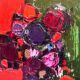 Tableau HSP Michel Dufour (1942) "Bouquet de fleurs abstrait
