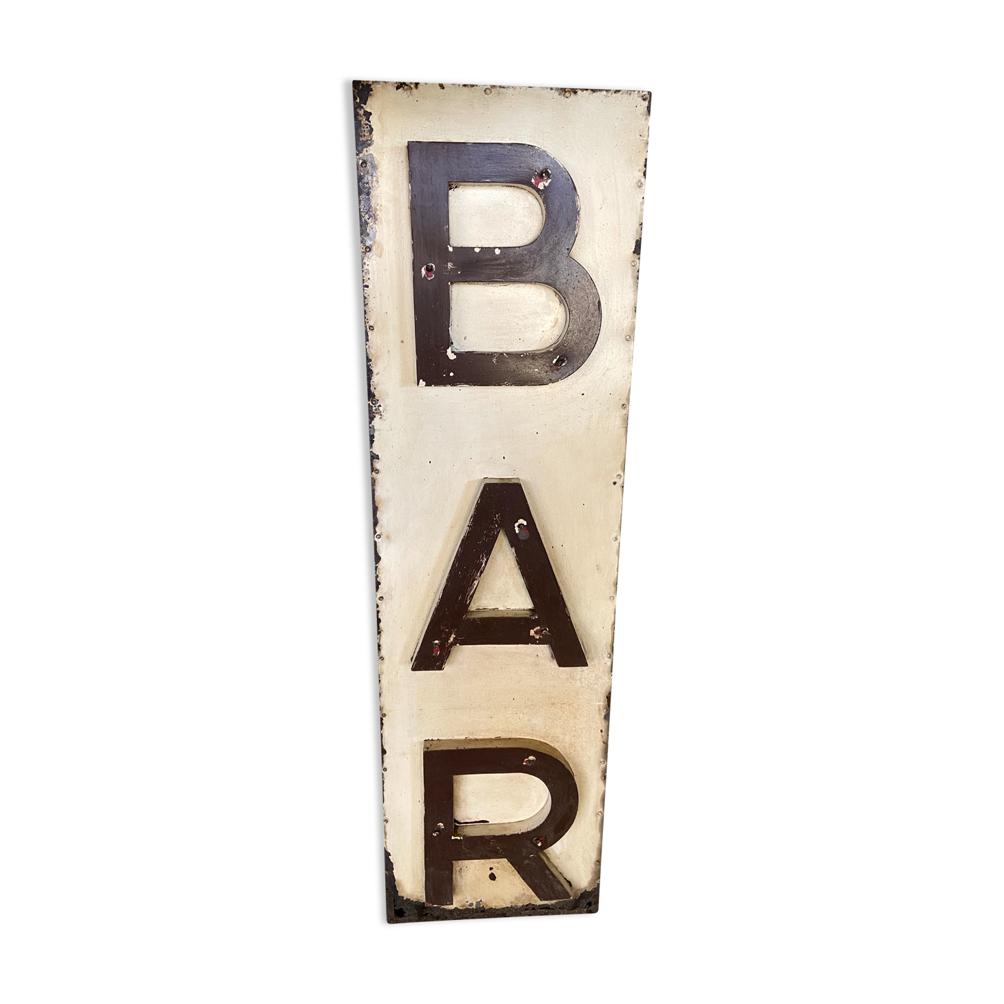 Bar sign plate