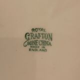 English dessert service 6 plates and 1 Grafton Royal dish