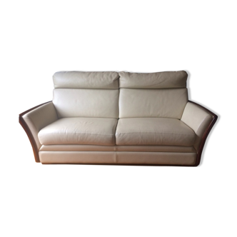 100% leather sofa Burov French-made