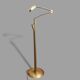 Adjustable swing arm modernist floor lamp