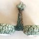 Asparagus server barbotine 1960s Height 18 cm