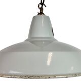 Industrial Grey Enamel Factory Pendant Lamp from Thorlux, 1960s