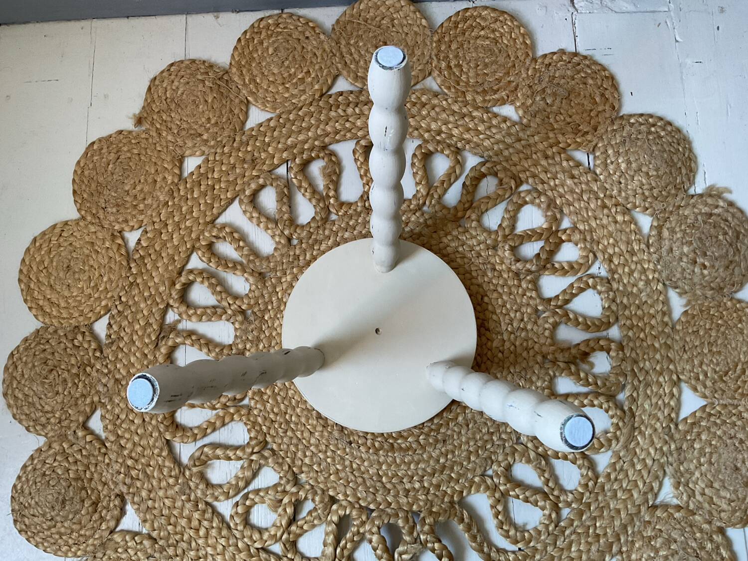 Tabouret tripode vintage
