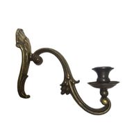Classicist bronze wall lamp, Poland, 1900s