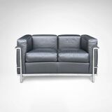 LC2 2-seater sofa by Le Corbusier et al. for Cassina 1990s