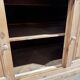 Old haberdashery counter in pitch pine