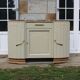 Art Deco sideboard in renovated solid oak – marble top