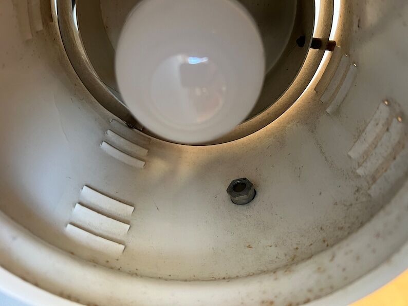 Herda space age floor lamp