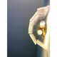 Set of Two Venied-White Alabastro Strips “Listelli” Murano Glass Gold 24k Wall Sconce by SimoEng