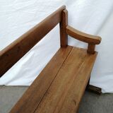 1850 oak priory bench
