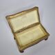 Florentine jewelry box, on gilded wooden feet made in Italy
