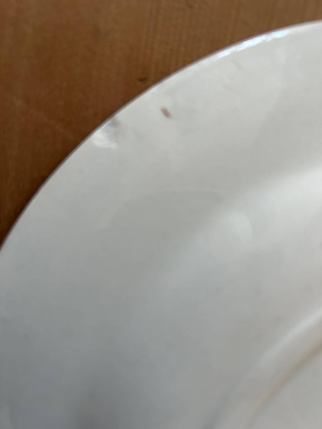 Mismatched set of 6 old flat plates