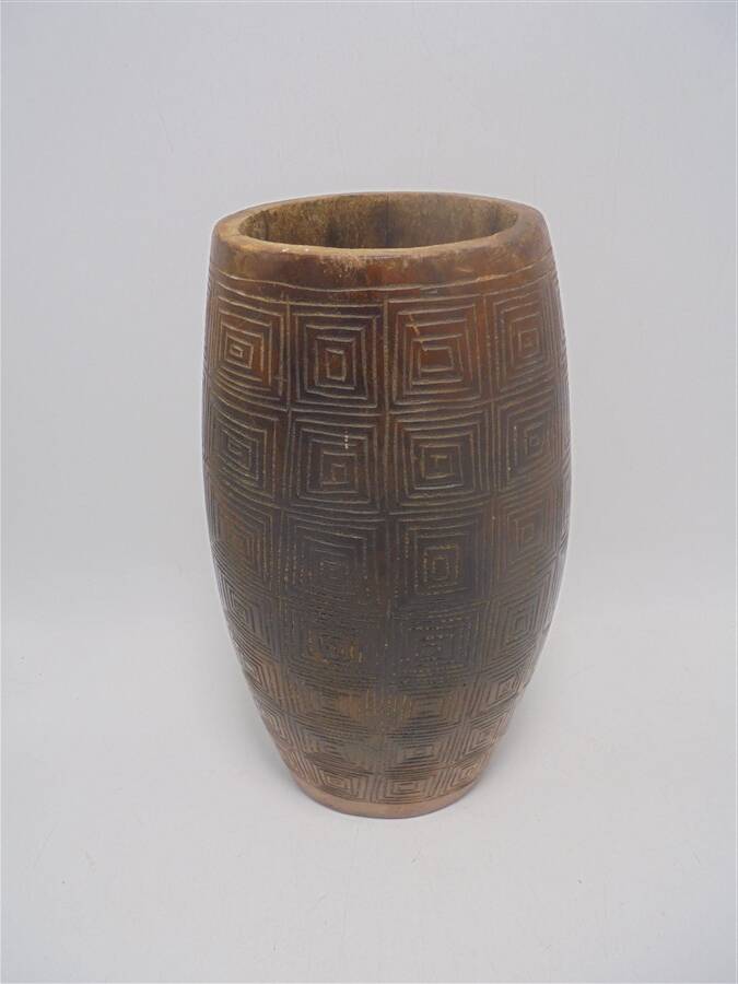 Wooden vase