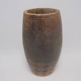 Wooden vase