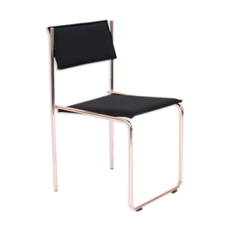 Chaise black copper