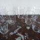 Lot of 7 glasses and 2 carafes