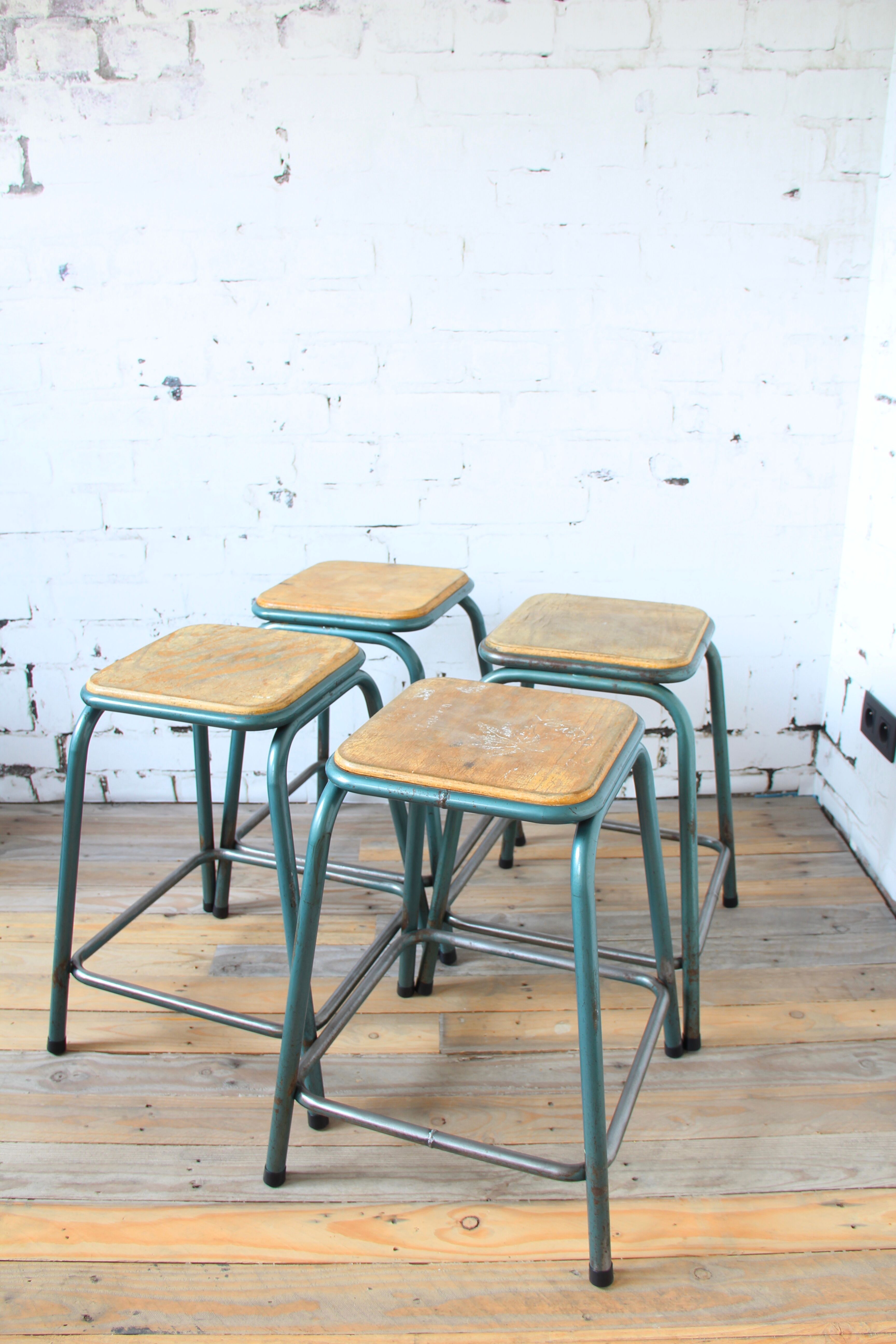 Industrial vintage Mullca stool