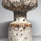 Vase original fat lava forme bougeoir a main vintage Vallauris