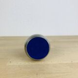 70s stainless steel vase, vintage, space age