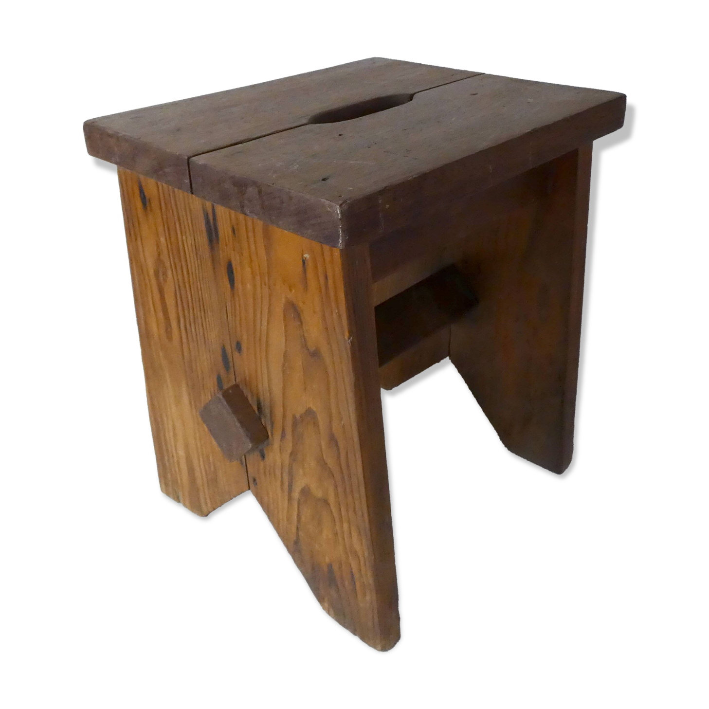 solid wood end table