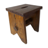 solid wood end table