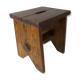 solid wood end table