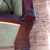 Empire style mahogany bench