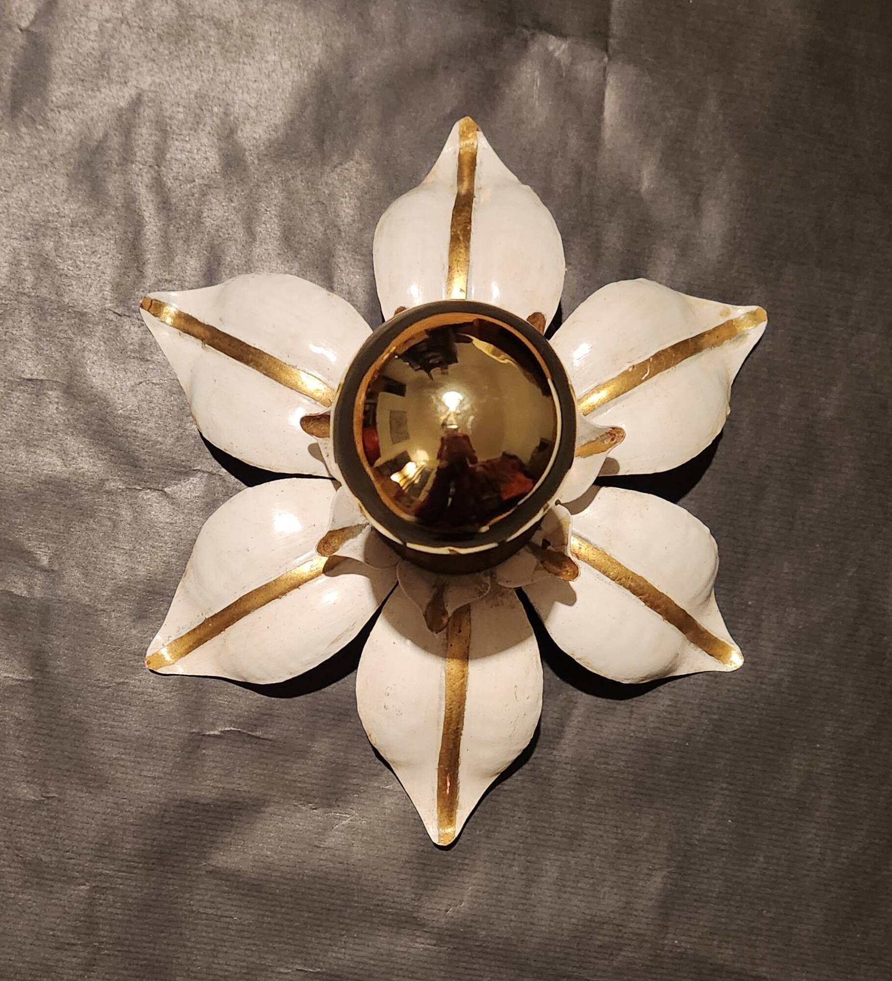 Florentiner Wandlampen vergoldet Hollywood Regency, 1960-70er,  Italien