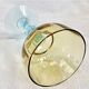 6 anciens verres à vin eau bicolores George Sand