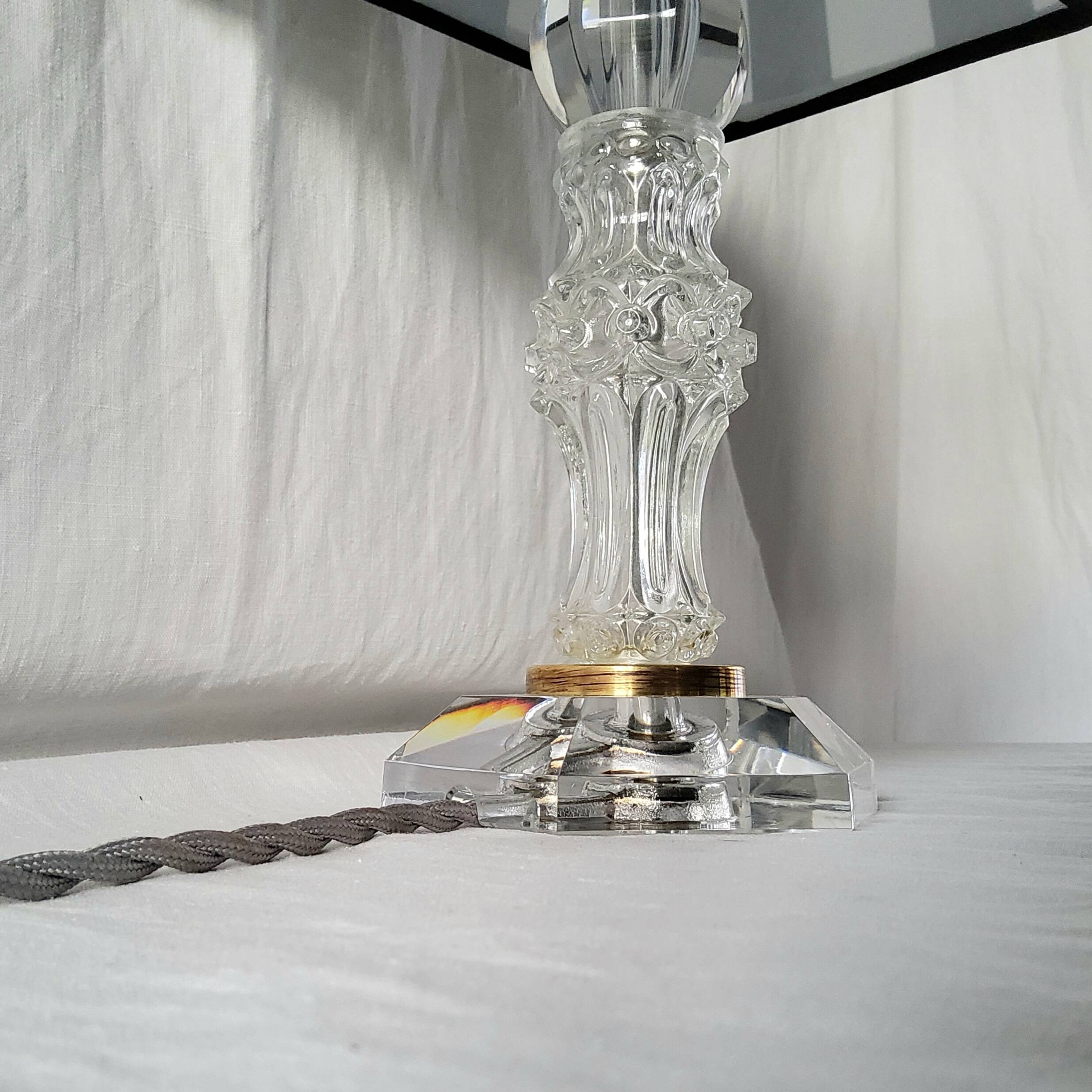 Sèvres crystal lamp
